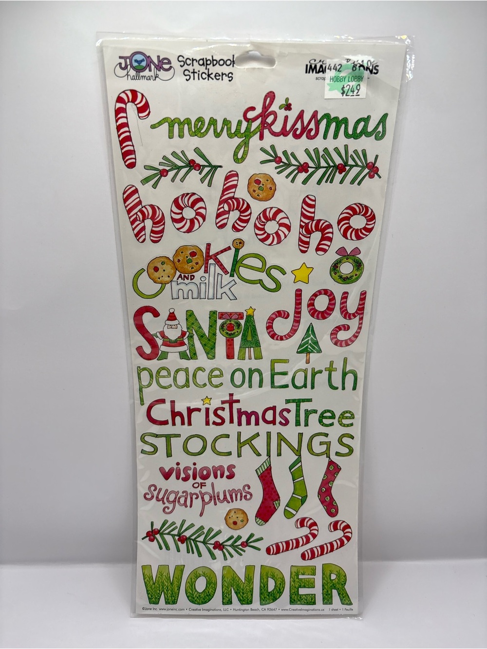 Holiday Scrapbook Stickers